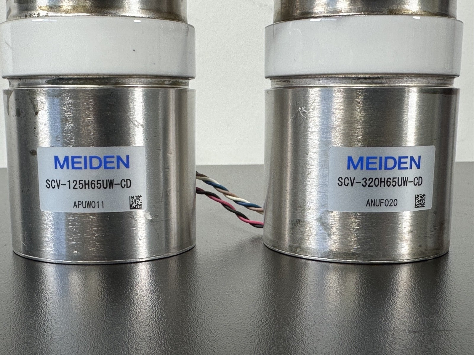 Lot of 2 Meiden SCV Vacuum Actuators w/ Vexta PK266 02AR22 Motors1