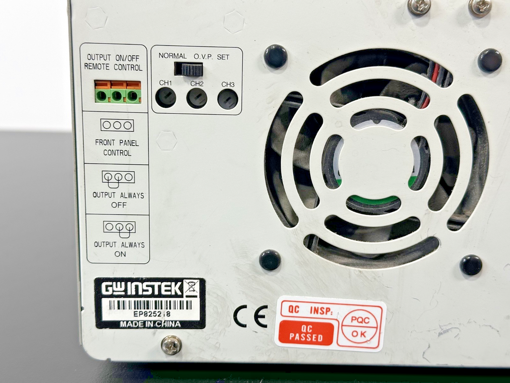 GW Instek SPD 3606 375W 3 Channel Dual Range DC Power Supply Powers On5
