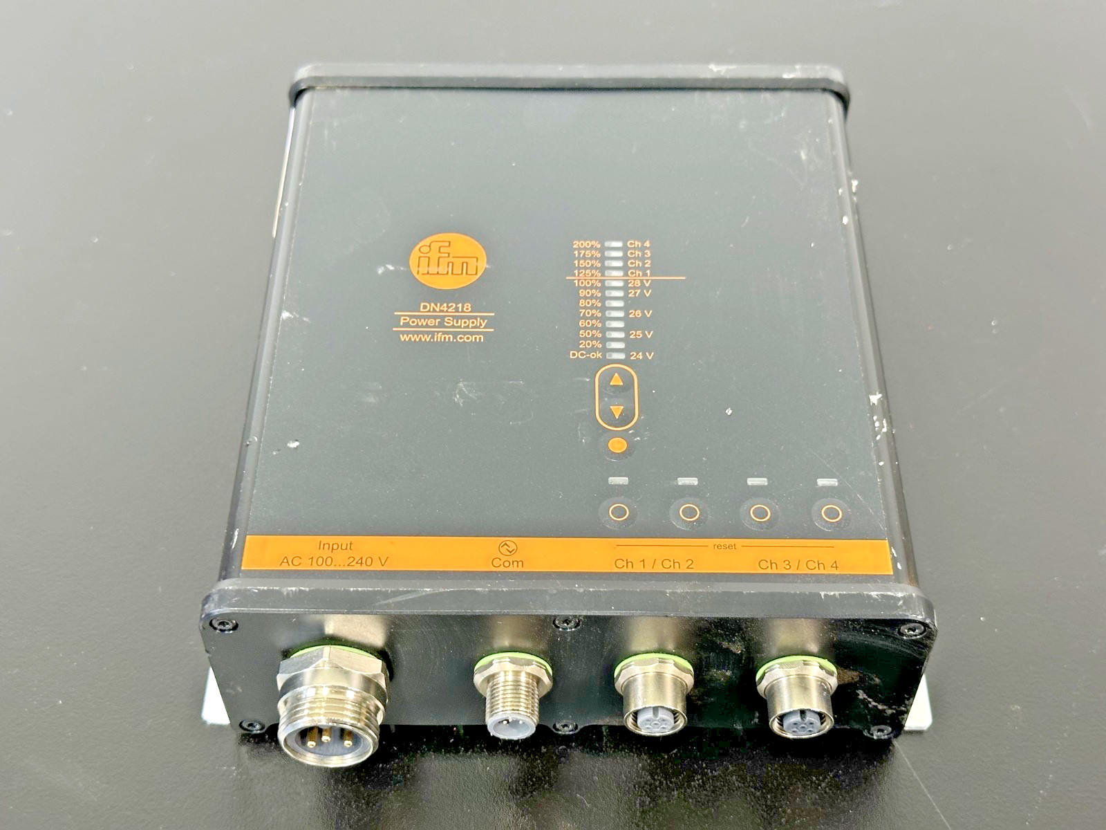 IFM DN4218 24VDC 12A 300W Industrial Power Supply IO Link IP67 Used Untested0