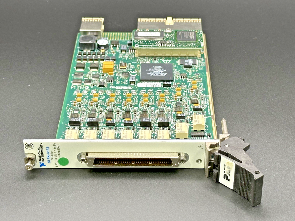 National Instruments NI PXI 6133 S Series 8 Ch 14 Bit 2.5 MS/s DAQ Module1