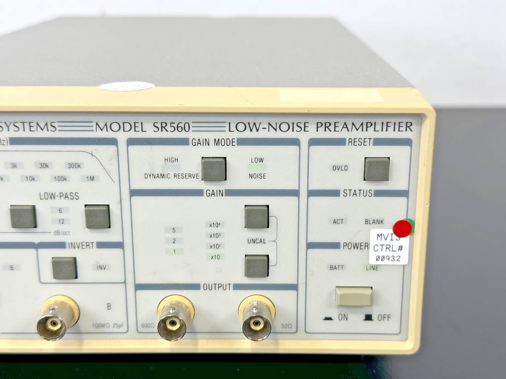 Stanford Research Systems SR560 Low Noise Voltage Preamplifier2