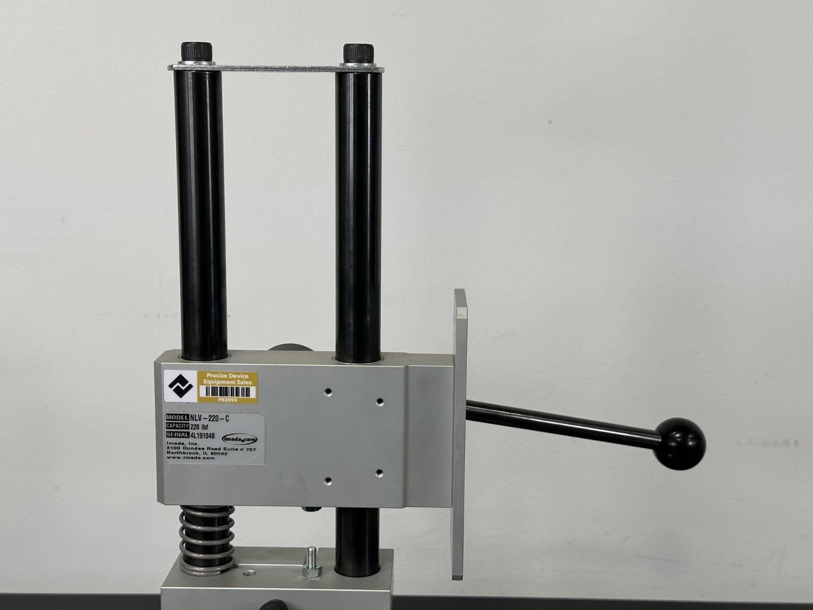 Imada NLV 220 C Manual Vertical Force Test Stand 220 lbf Capacity1