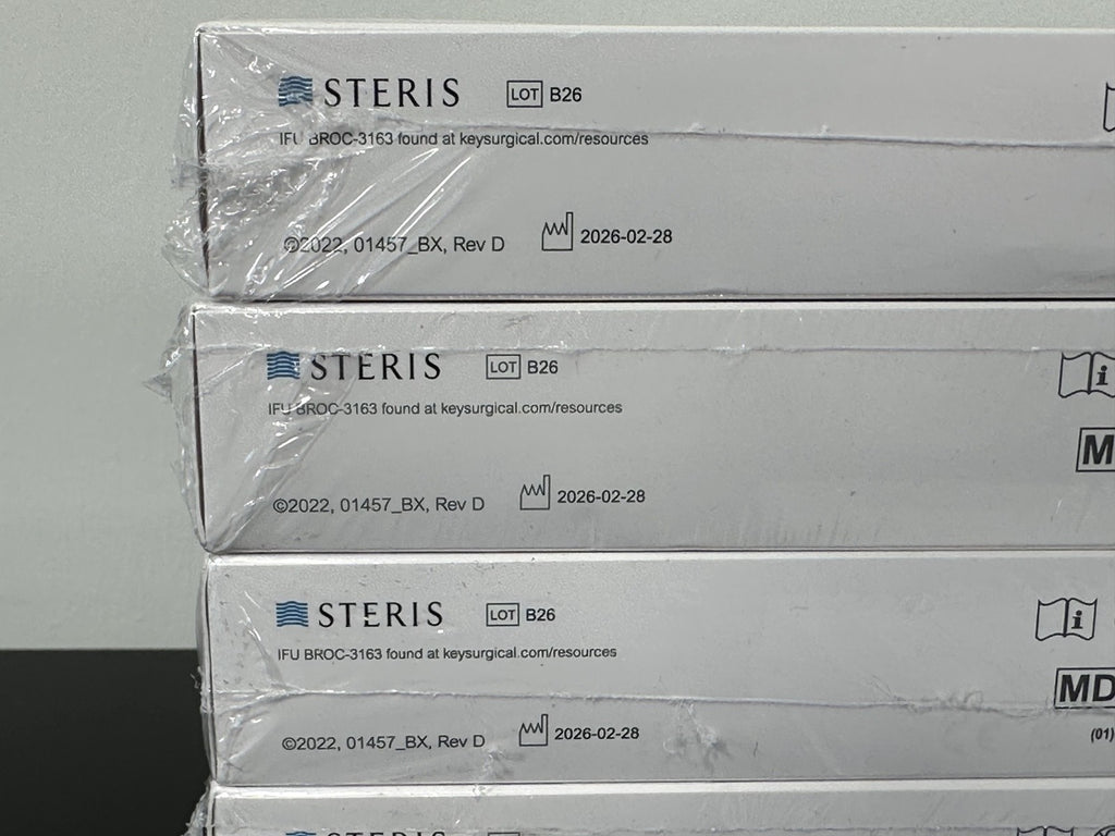 Lot of 12 STERIS 01457 Instrument Protectors Paper Plastic Medium 100/Box1