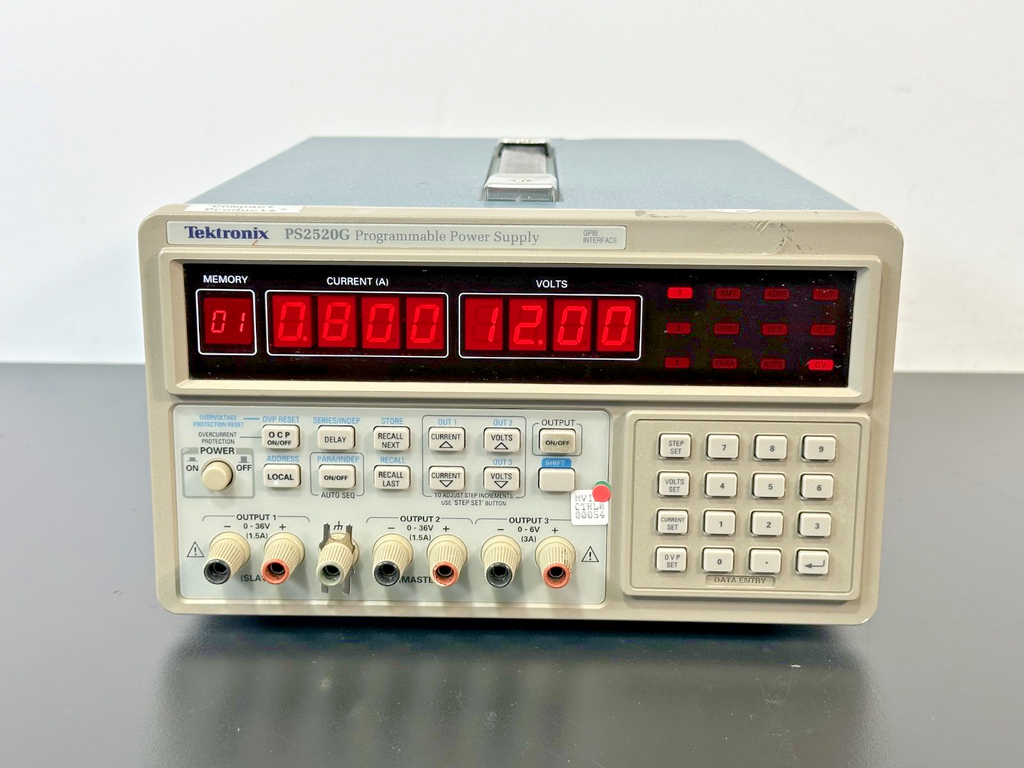 Tektronix PS2520G Triple Output Programmable DC Power Supply GPIB Working0