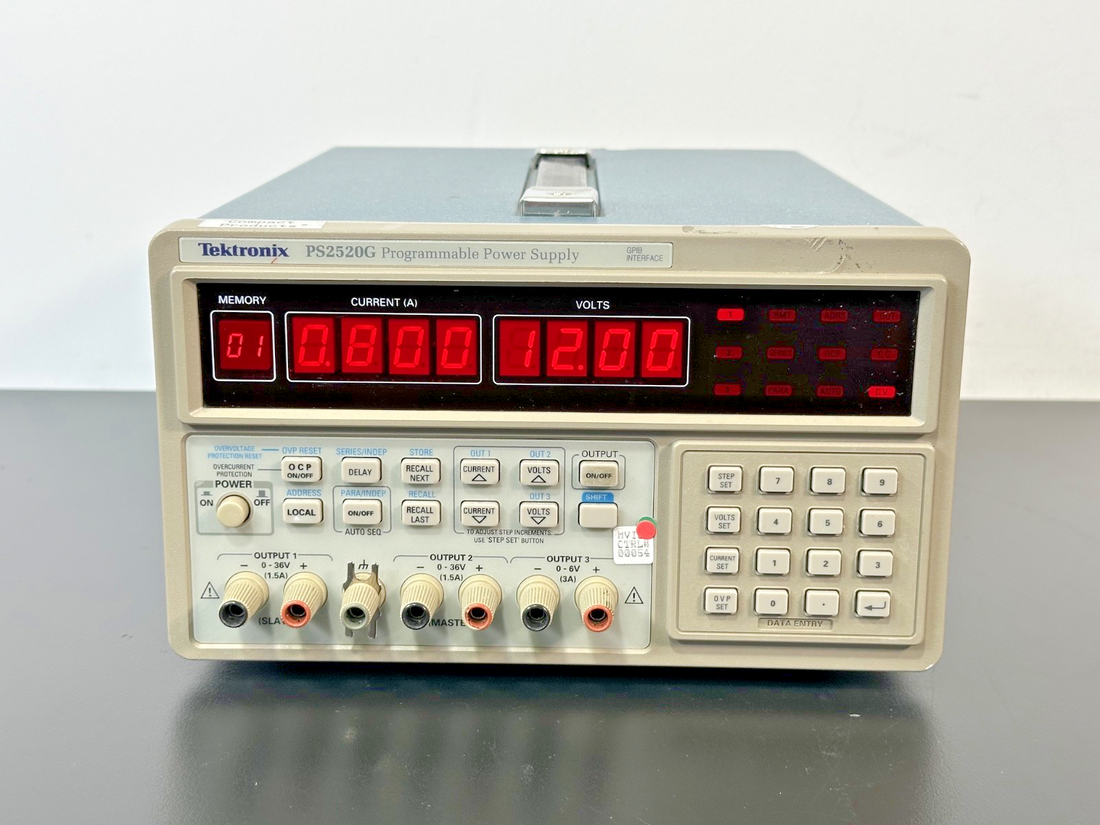 Tektronix PS2520G Triple Output Programmable DC Power Supply GPIB Working0