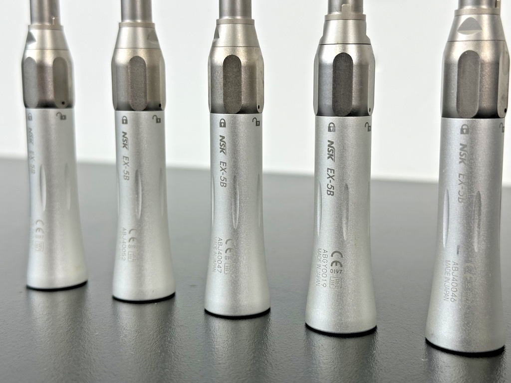 Lot of 5 NSK EX 5B Air Motor Dental Handpieces Attachments5