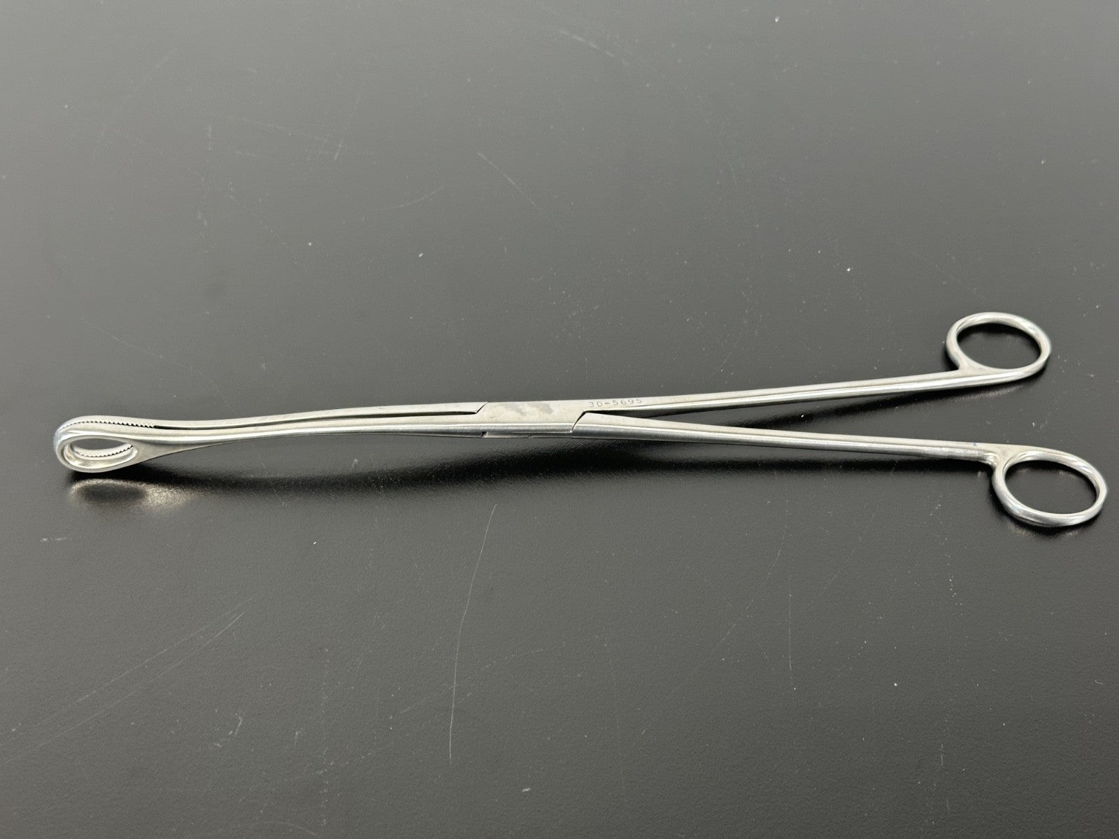 Codman 30 5695 Codman 77 Stainless Surgical Ring Forceps Instrument0