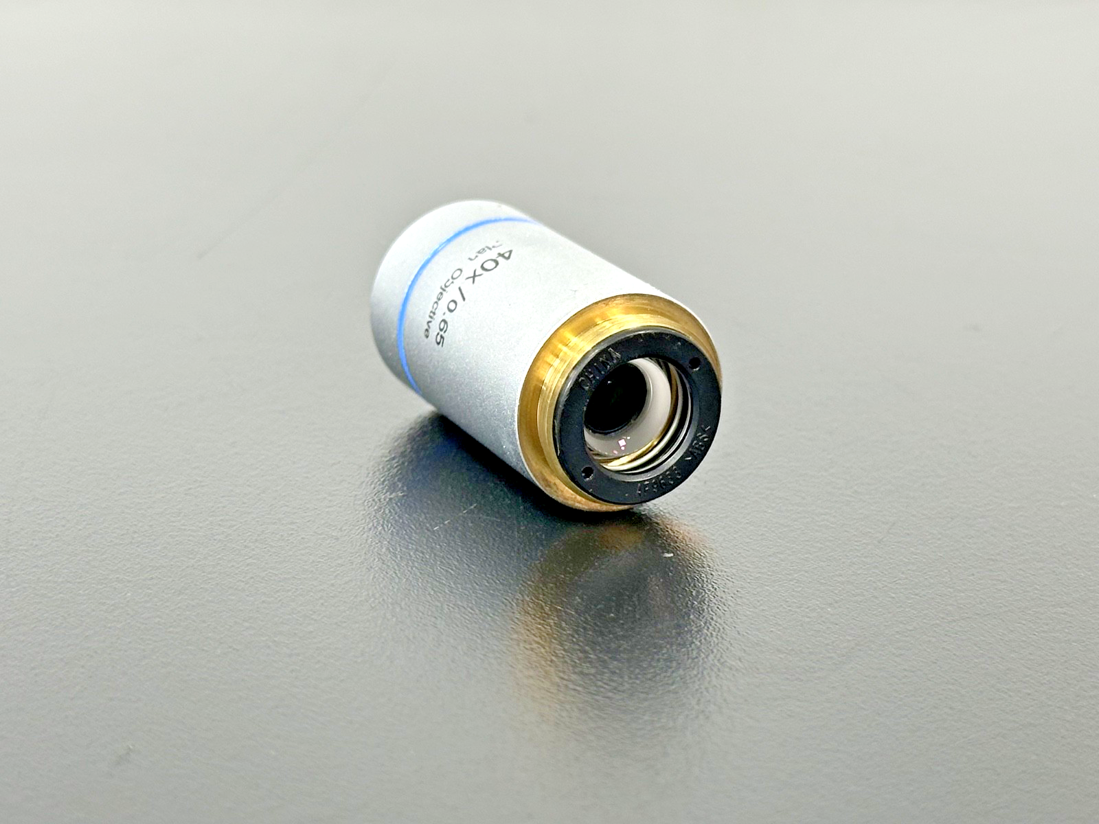 Olympus 40X 0.65 Plan Objective Microscope Lens Infinity FN202