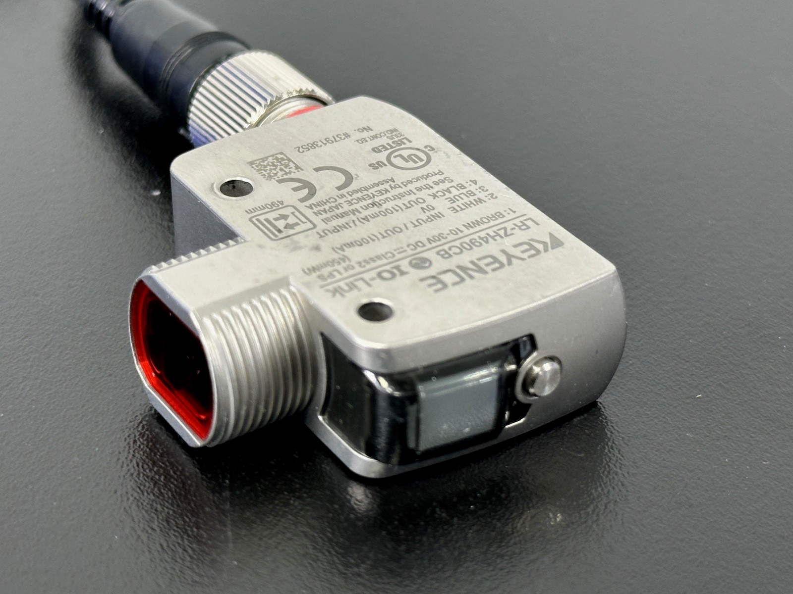 Keyence LR ZH490CB IO Link CMOS Laser Sensor w/ Cut Cable LR Z Series3