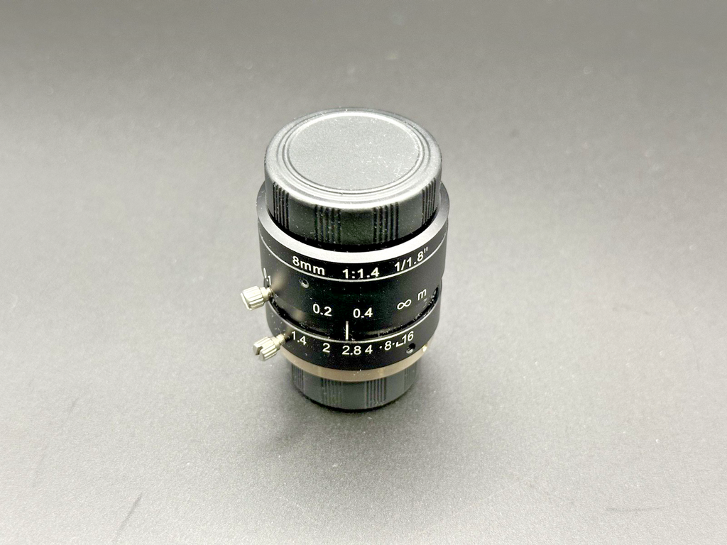 8mm f/1.4 1/1.8" C Mount Machine Vision Camera Lens Adjustable Iris0