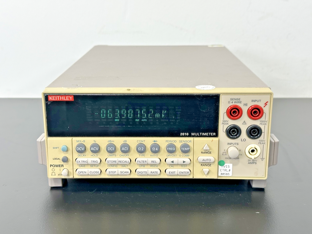 Keithley 2010 7.5 Digit Low Noise Digital Multimeter Powers On Working0