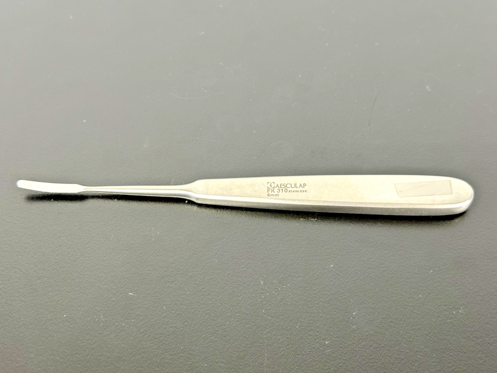 Aesculap FK310 Joseph Raspatory Curved Sharp 4mm 7" Stainless0
