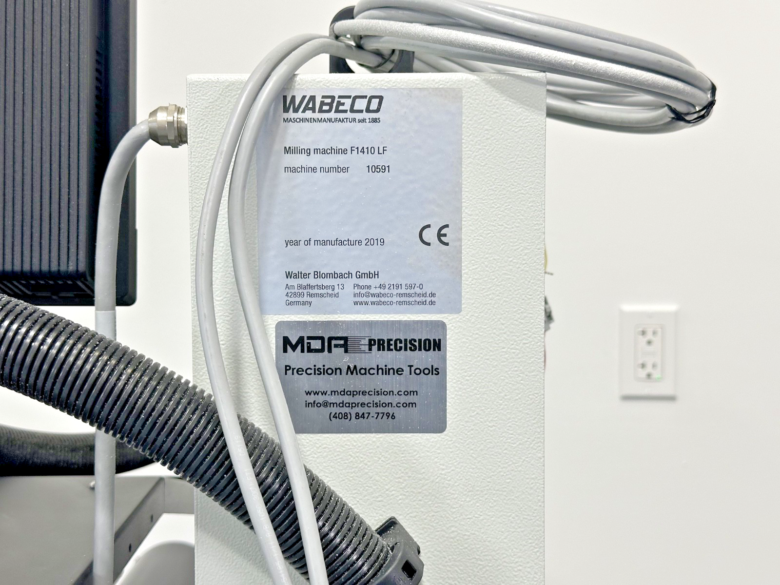 MDA Precision Wabeco F1410 LF CNC Milling Machine MotusCNC System 201919