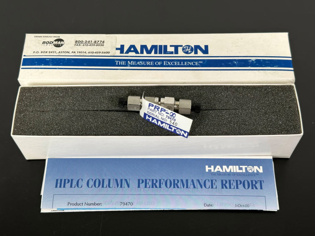Hamilton PRP Infinity HPLC Column 79470 4µm 30x4.1mm Stainless Analytical1