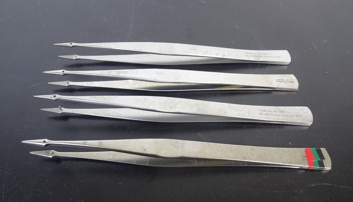 Lot x4] Codman 30 1194 Forceps0