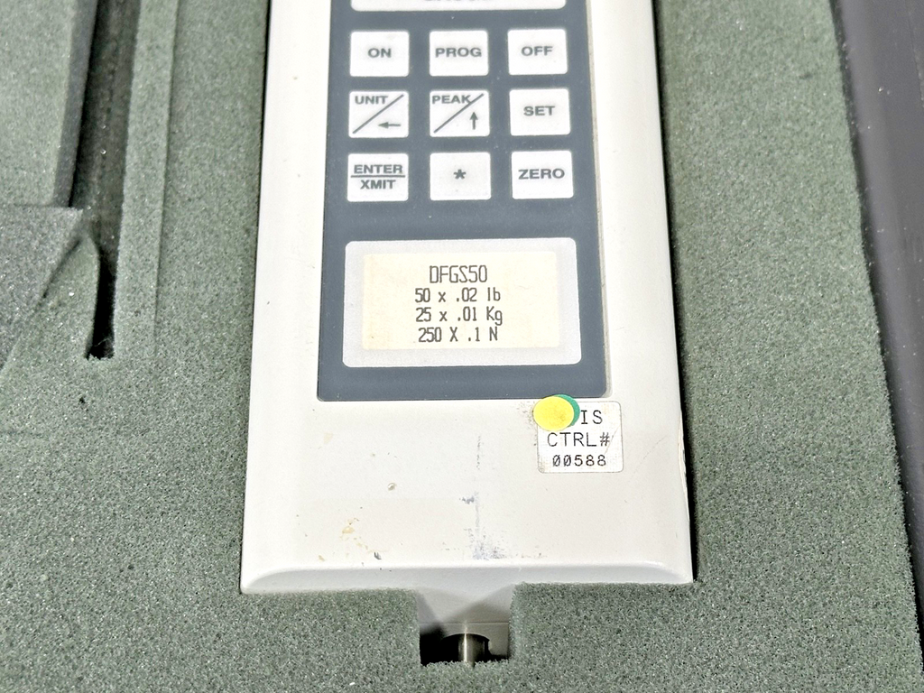 Chatillon DFGS50 50 lb Digital Force Gauge Incomplete Set w/ Case1