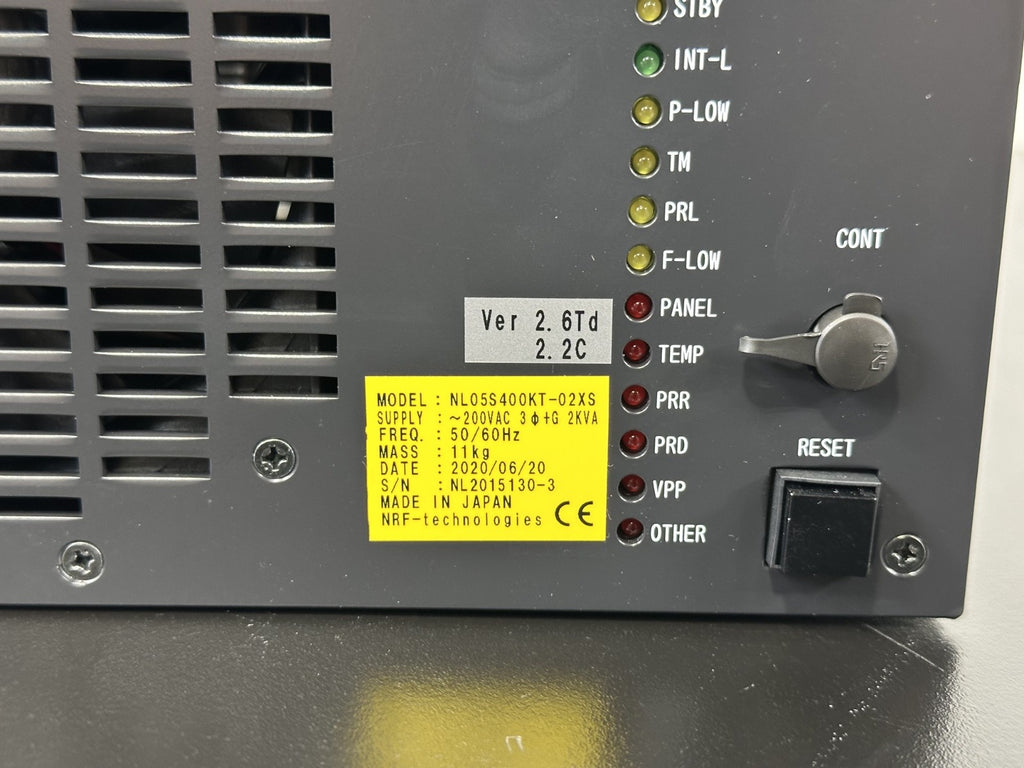 NRF Technologies NL055400KT 02XS RF Generator Power Supply 2kVA1