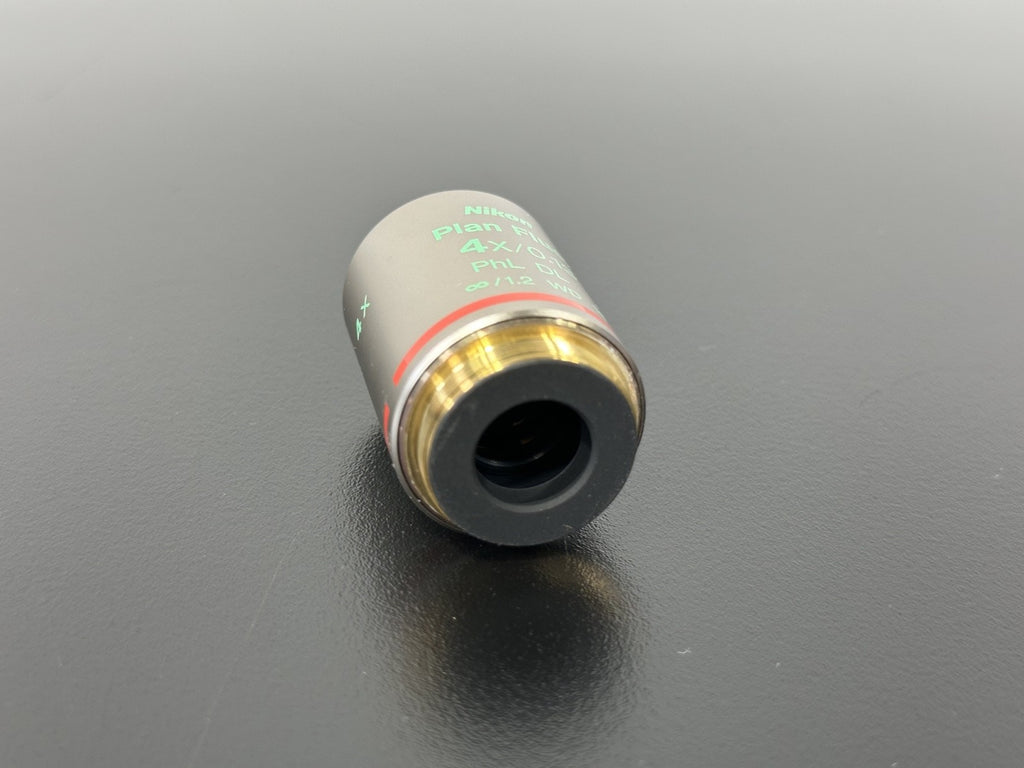 Nikon Plan Fluor 4X/0.13 PhL DL Infinity Microscope Objective Lens3
