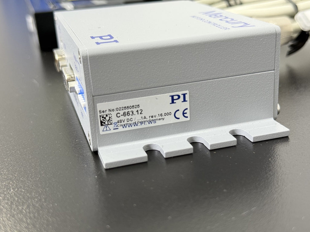 PI Mercury C 663.12 Controller + L 836.501200BF Precision Linear Stage2