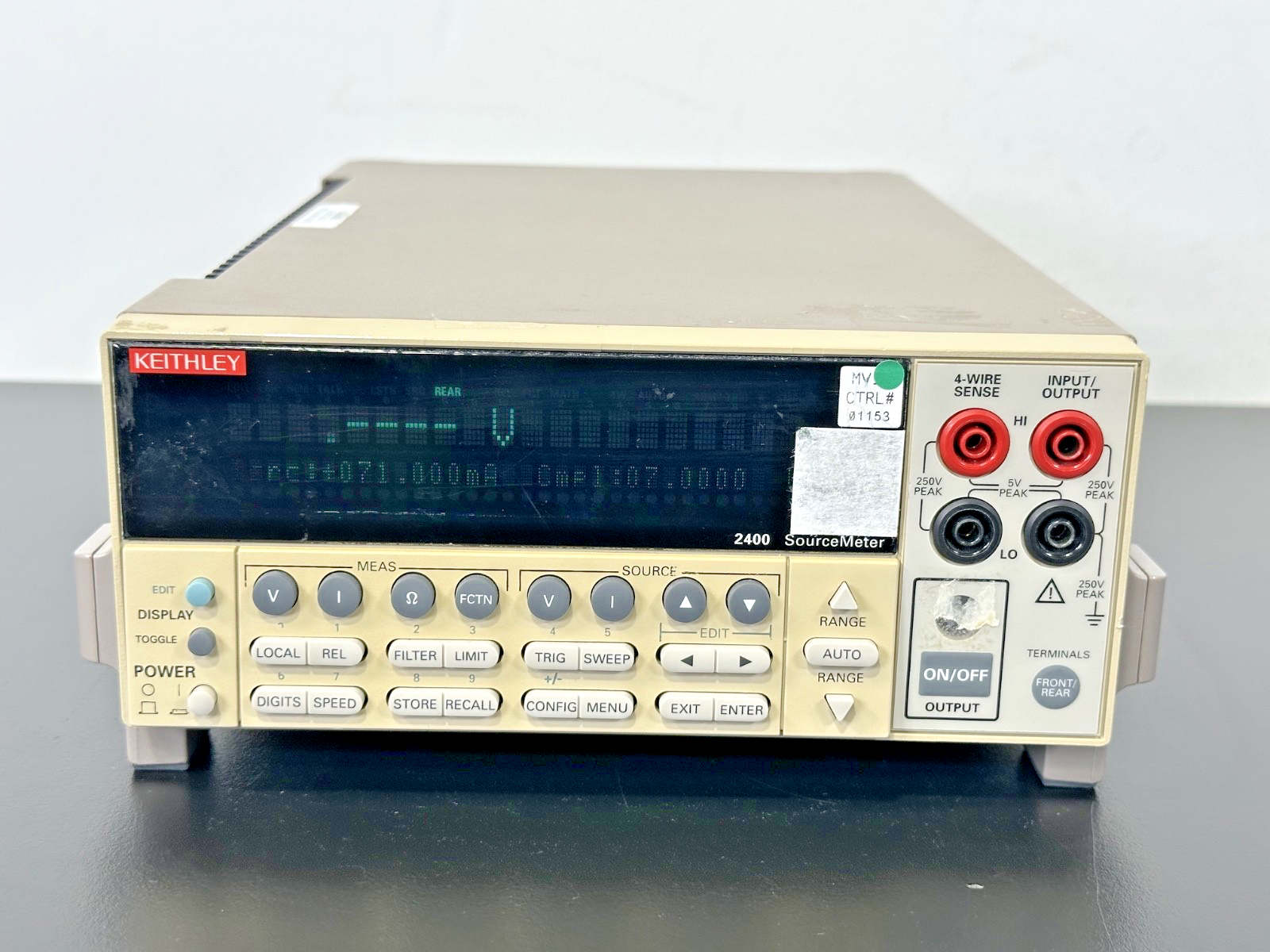 Keithley 2400 SourceMeter SMU 200V 1A 20W Powers On Working0