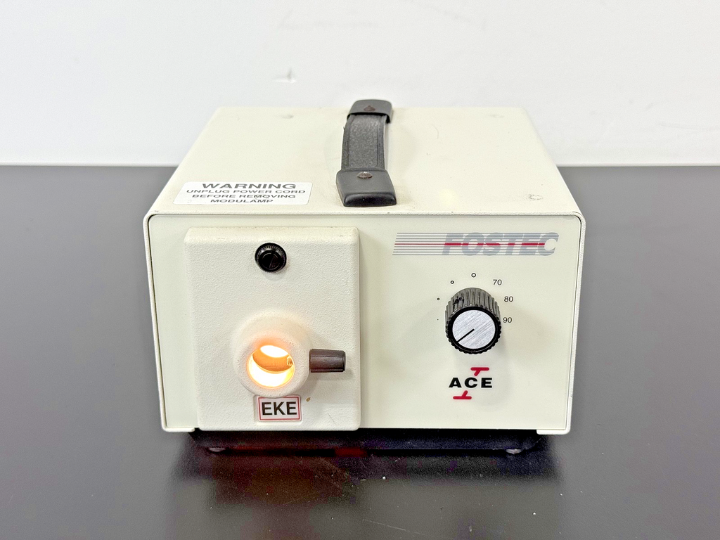 Fostec ACE Fiber Optic Illuminator EKE 150W Light Source Powers On0