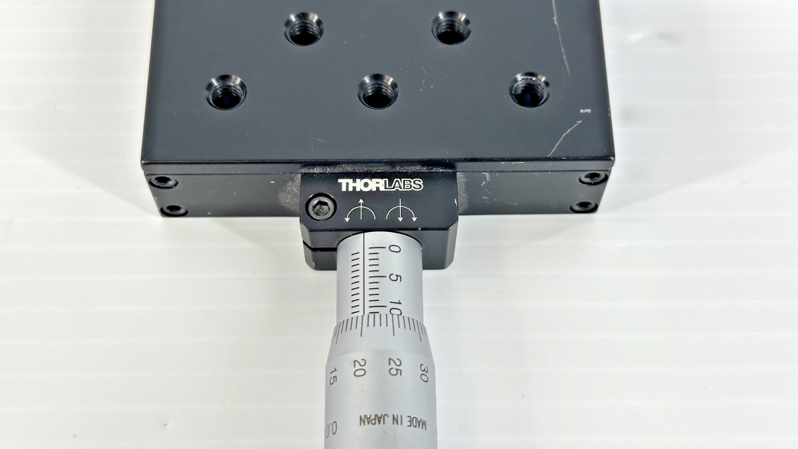 Thorlabs 25mm Manual Linear Translation Stage w/ Mitutoyo Micrometer2