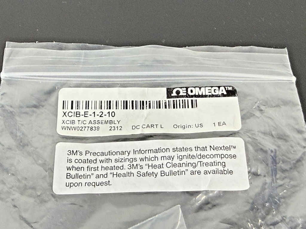 Omega XCIB E 1 2 10 XCIB T/C Assembly Lot of 4 New Open Box2