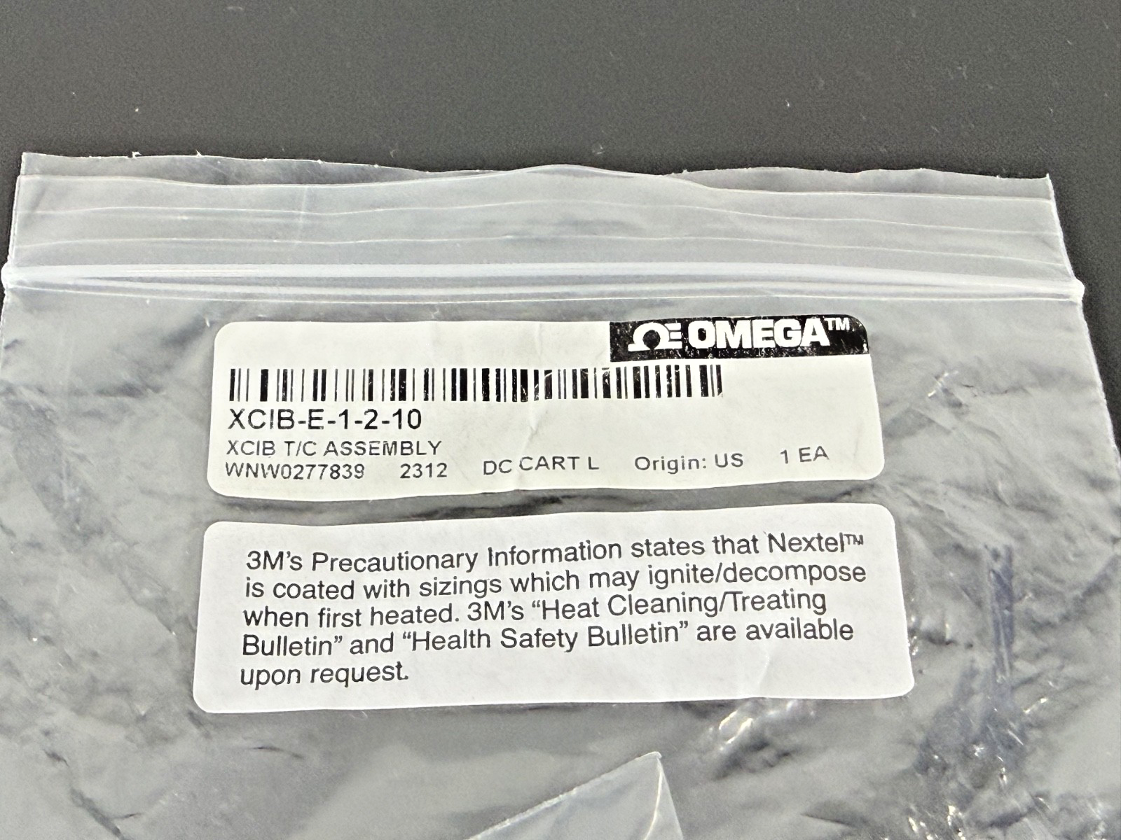 Omega XCIB E 1 2 10 XCIB T/C Assembly Lot of 4 New Open Box2