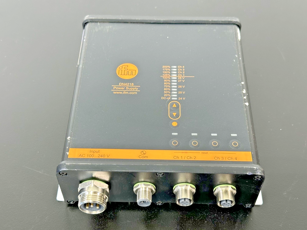 IFM DN4218 24VDC 12A 300W Industrial Power Supply IO Link IP67 Used Untested0