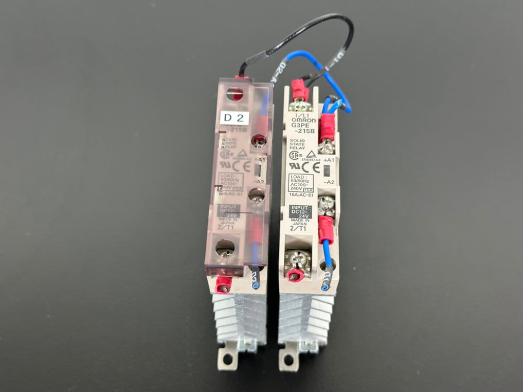 Omron G3PE 215B Solid State Relay 24VDC Input 240VAC 15A w/ Heatsink Lot of 20