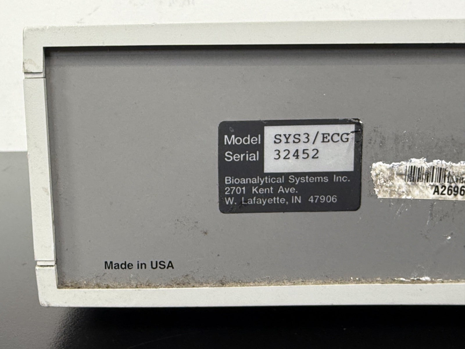 Vetronics SYS3/ECG ECG Analyzer Bioanalytical Systems Inc – Tested Working4