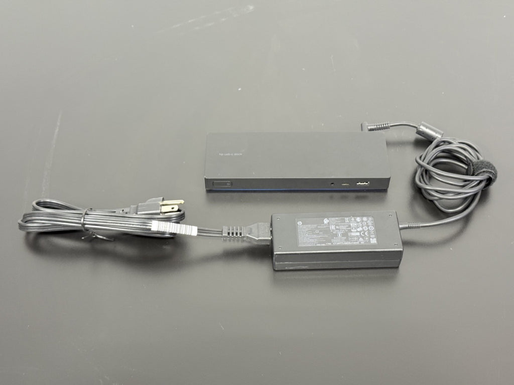 HP USB C Dock G4 HSTNH U601 Laptop Docking Station w/ Power Adapter0