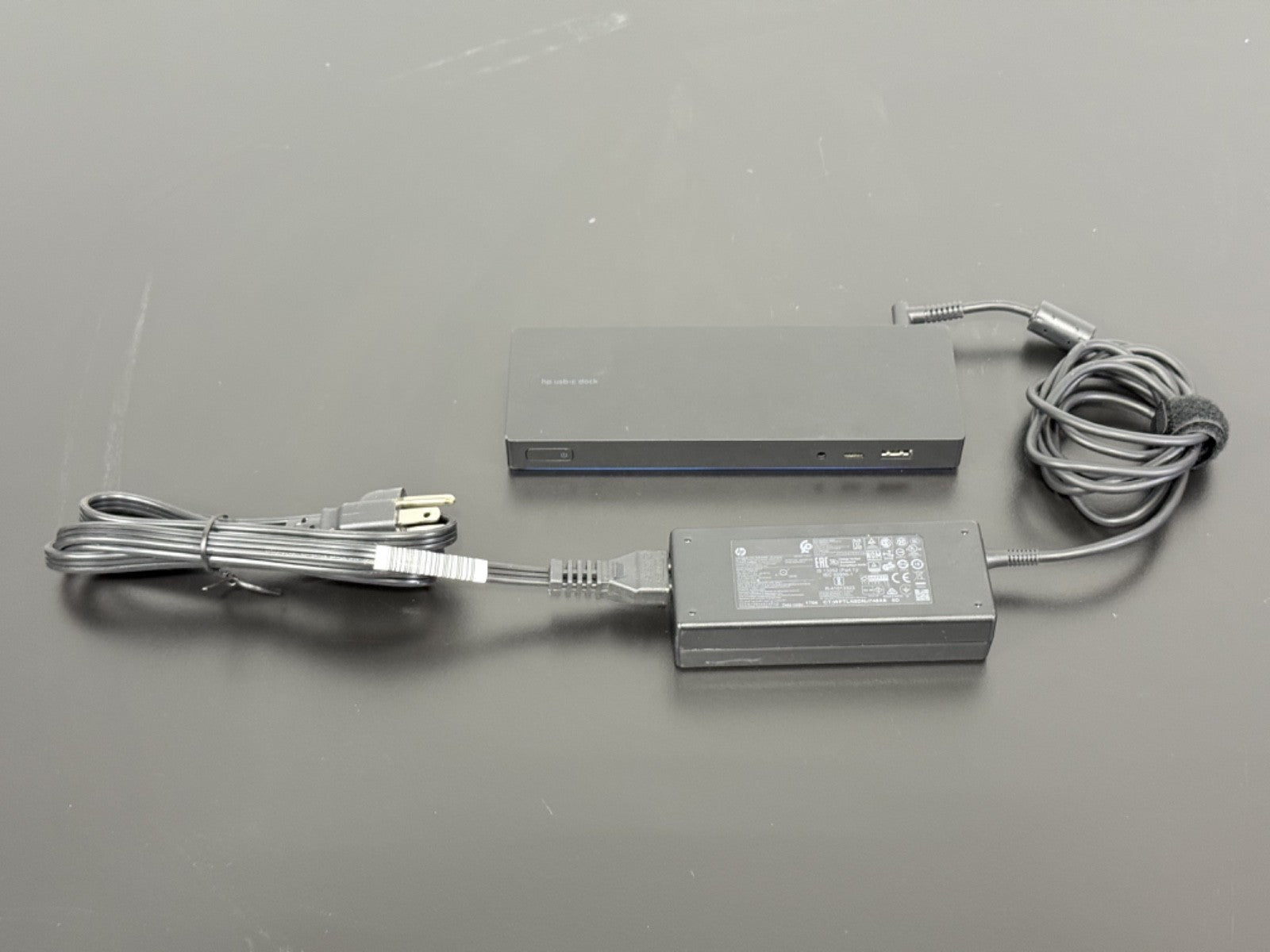 HP USB C Dock G4 HSTNH U601 Laptop Docking Station w/ Power Adapter0
