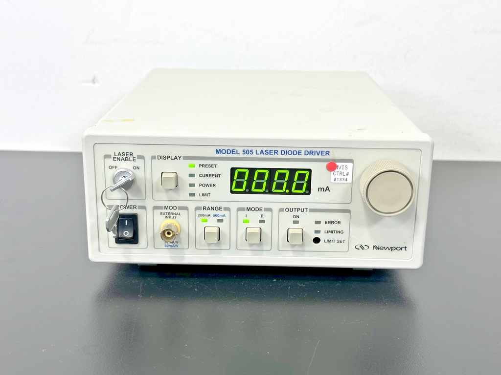 Newport Model 505 Laser Diode Driver 200mA 500mA w/ Keys Working0