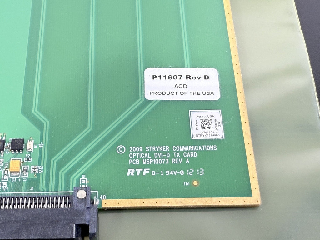 STRYKER COMMUNICATIONS DVI D TX CARD3