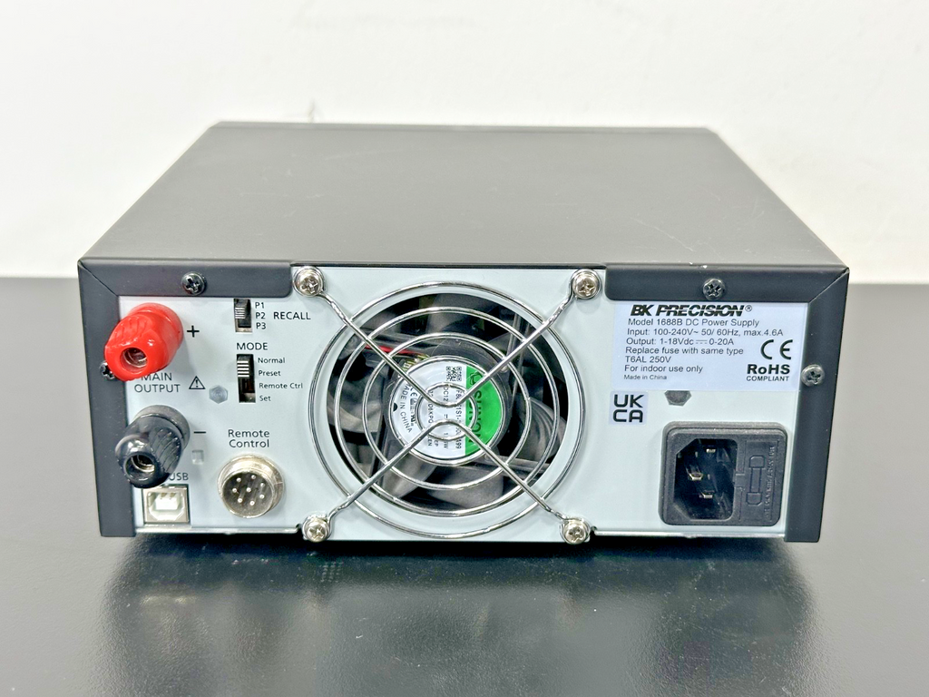 B&K Precision 1688B Switching DC Power Supply 1 18V 20A USB Powers On Working1