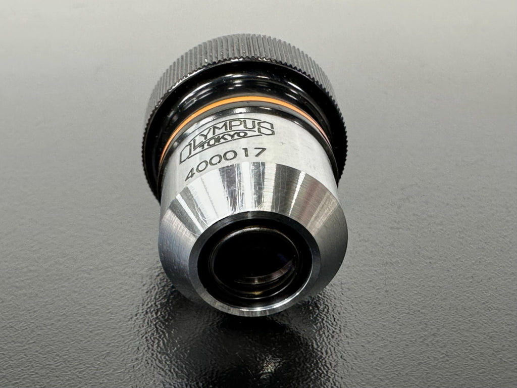 Olympus Plan 10x 0.25 Microscope Objective Lens 400017 Japan w/ Case4