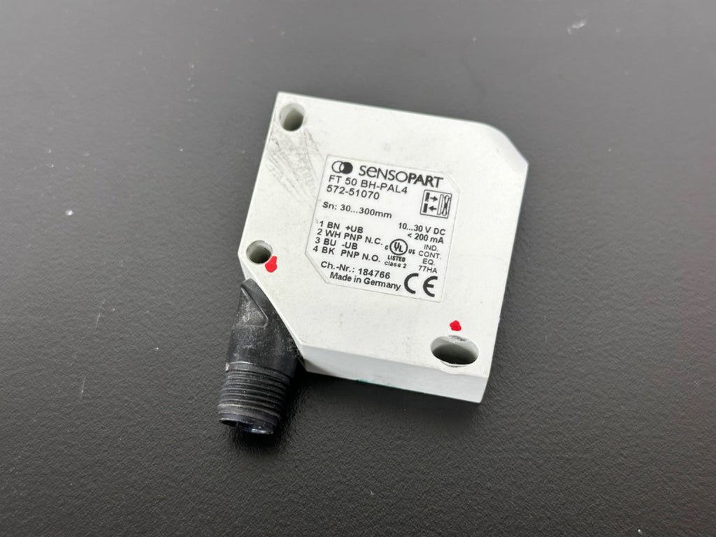 Sensopart FT 50 BH PAL4 Photoelectric Sensor 572 51070 Industrial Automation0