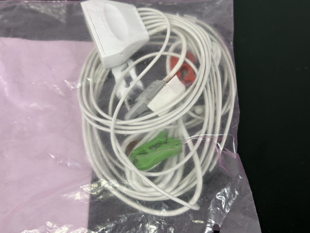 Philips 989803172051 ECG 5 Lead Grabber AAMI SpO2 Telemetry Cable2