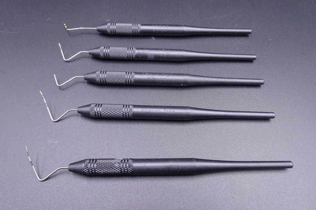 Lot x5) American Eagle Dental Probe 12b #12 Black Periodontal Instruments1