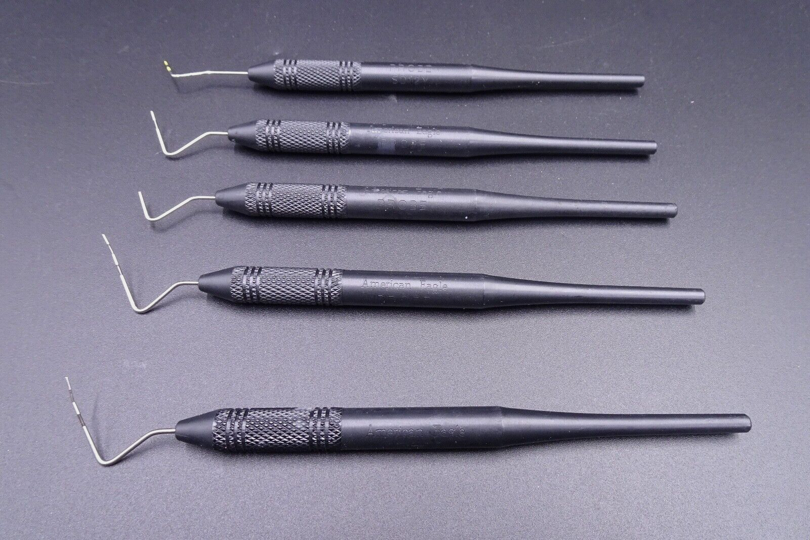 Lot x5) American Eagle Dental Probe 12b #12 Black Periodontal Instruments1