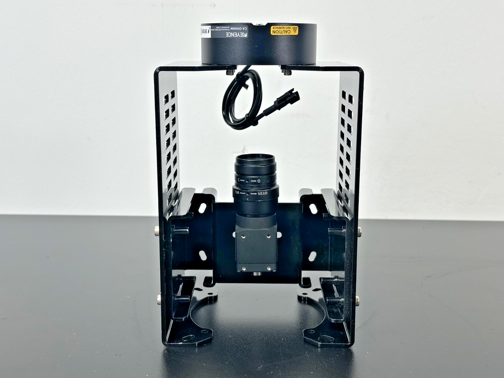 Keyence CA 035M VGA Camera w/ Lens & CA DRW8M Ring Light Inspection System0