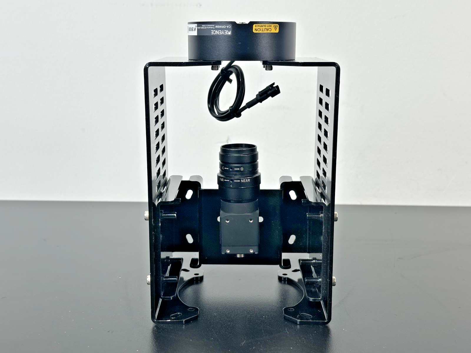 Keyence CA 035M VGA Camera w/ Lens & CA DRW8M Ring Light Inspection System0