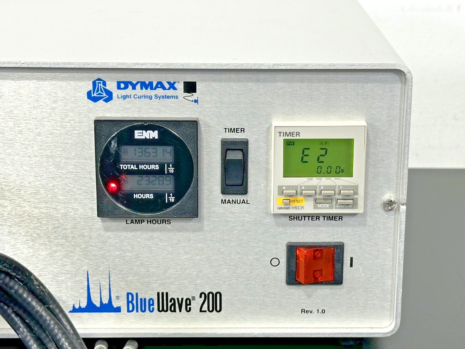 Dymax BlueWave 200 Spot Light Curing System w/ Dual Light Guide Working2