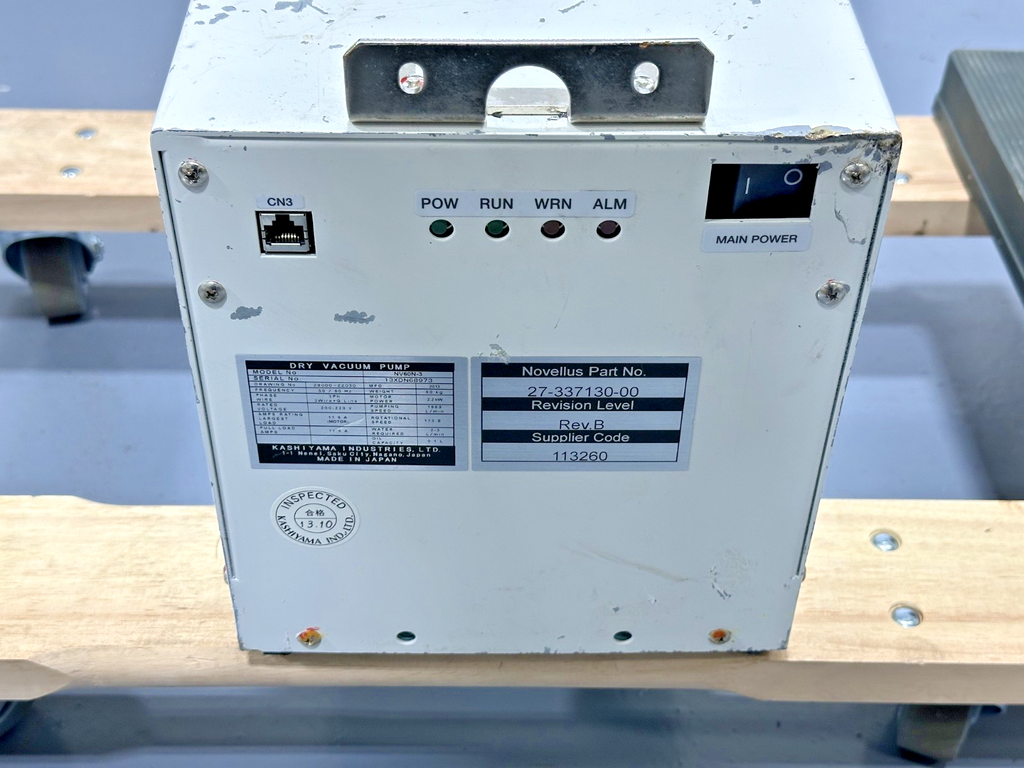 Kashiyama NV60N 3 Dry Vacuum Pump Module NV603
