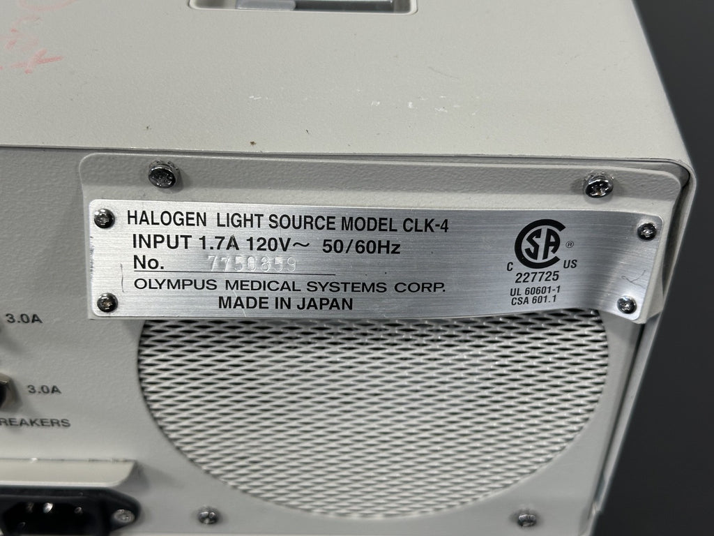 Olympus CLK 4 Halogen Light Source Endoscopy Light Illuminator3