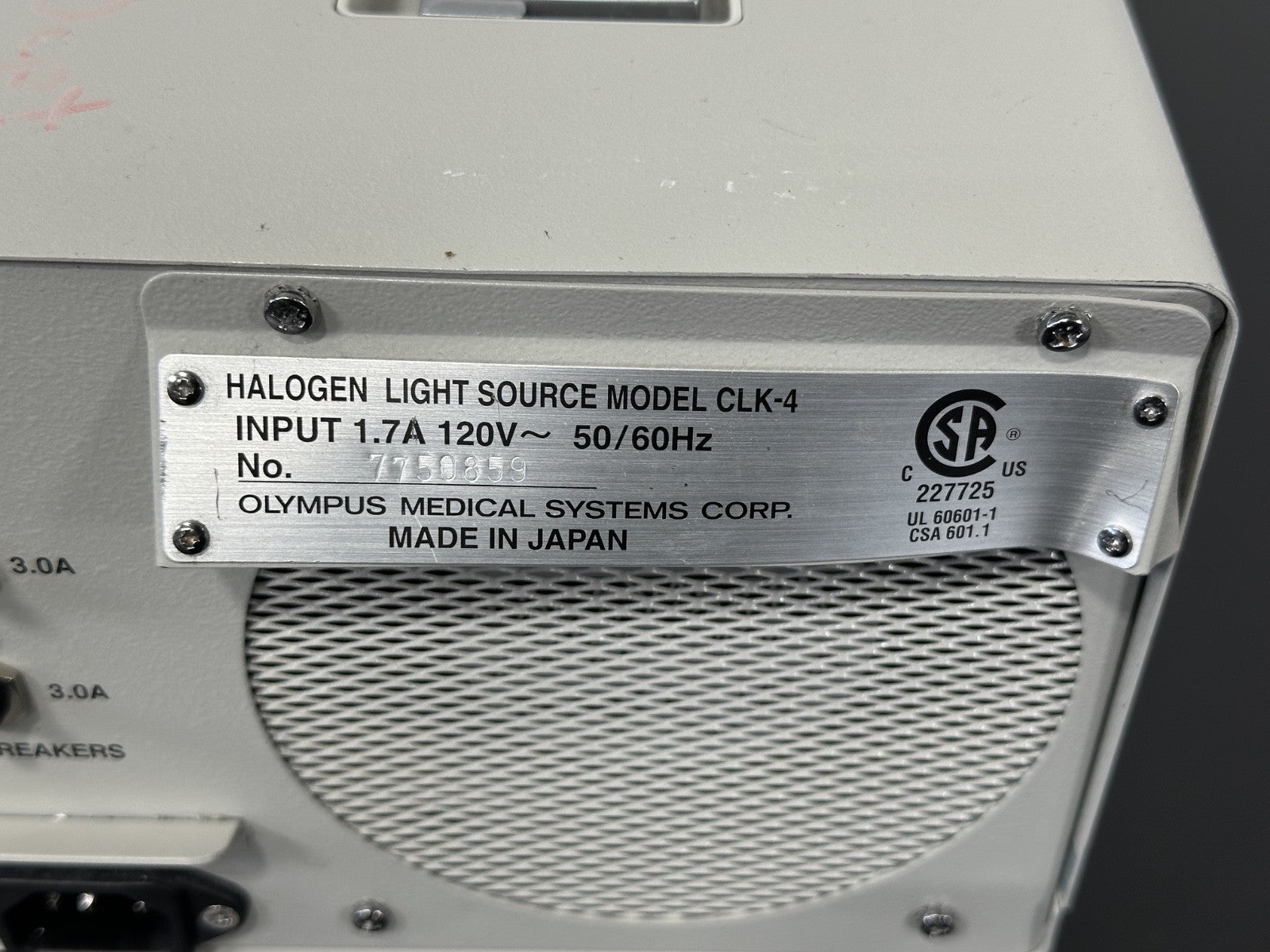 Olympus CLK 4 Halogen Light Source Endoscopy Light Illuminator3