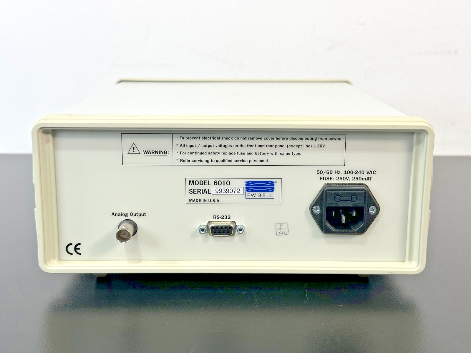F.W. Bell 6010 Gauss/Teslameter Magnetic Field Meter3