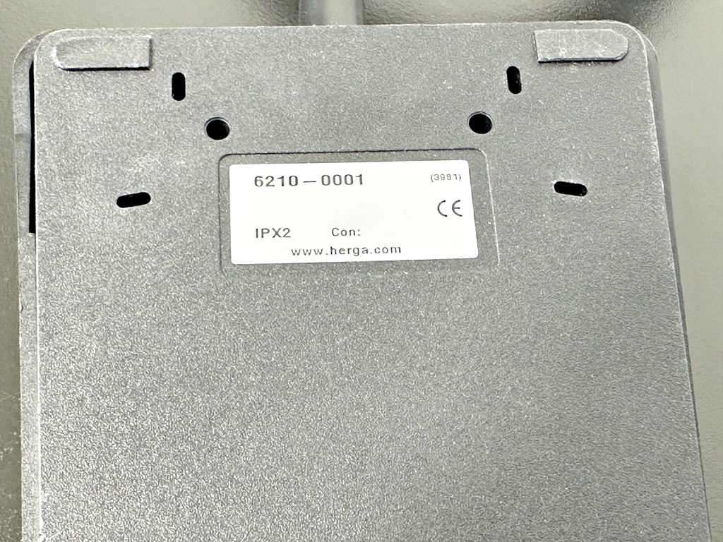 Herga 6210 0001 Pneumatic Foot Switch Air Foot Pedal IPX24
