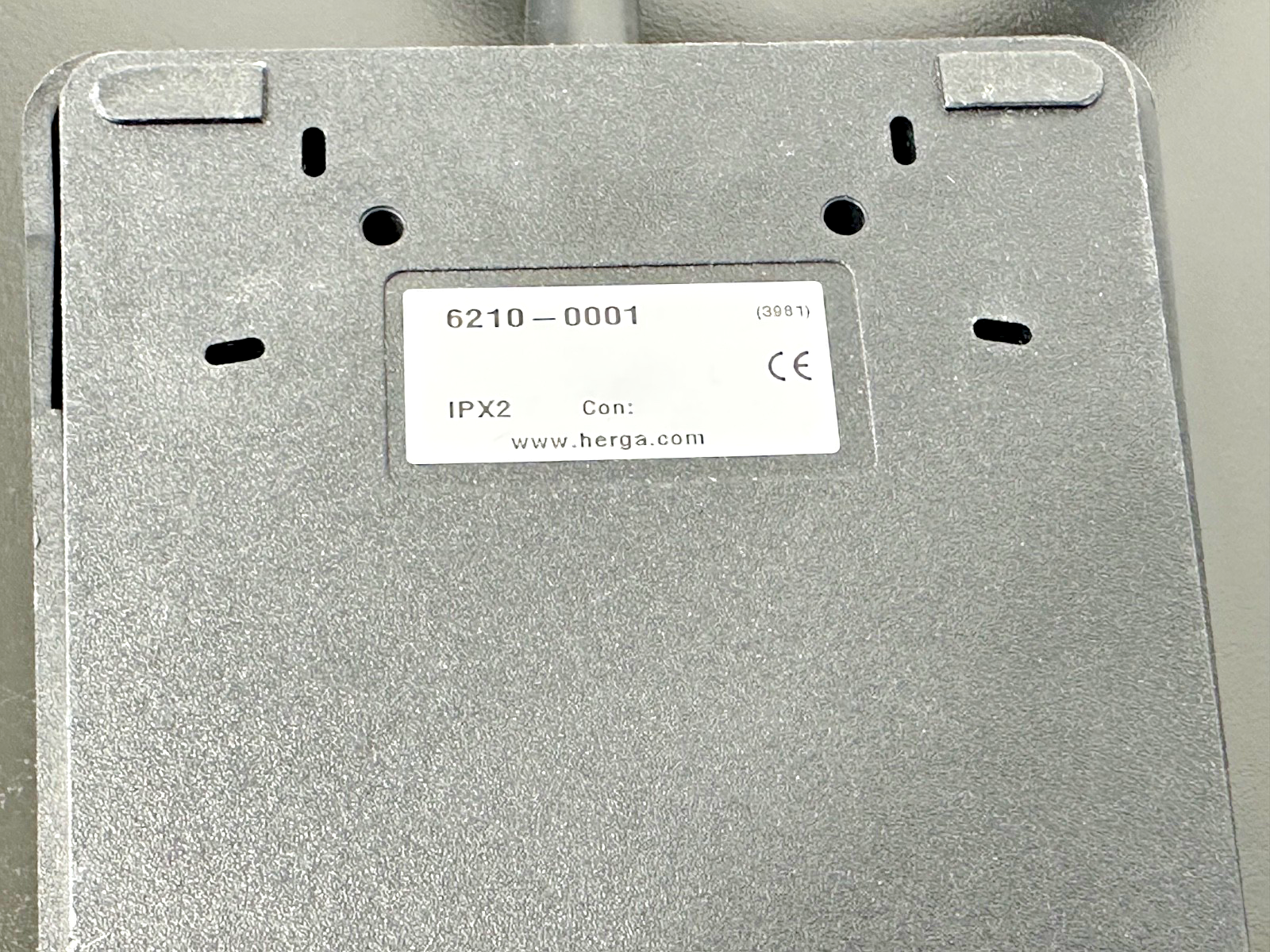 Herga 6210 0001 Pneumatic Foot Switch Air Foot Pedal IPX24